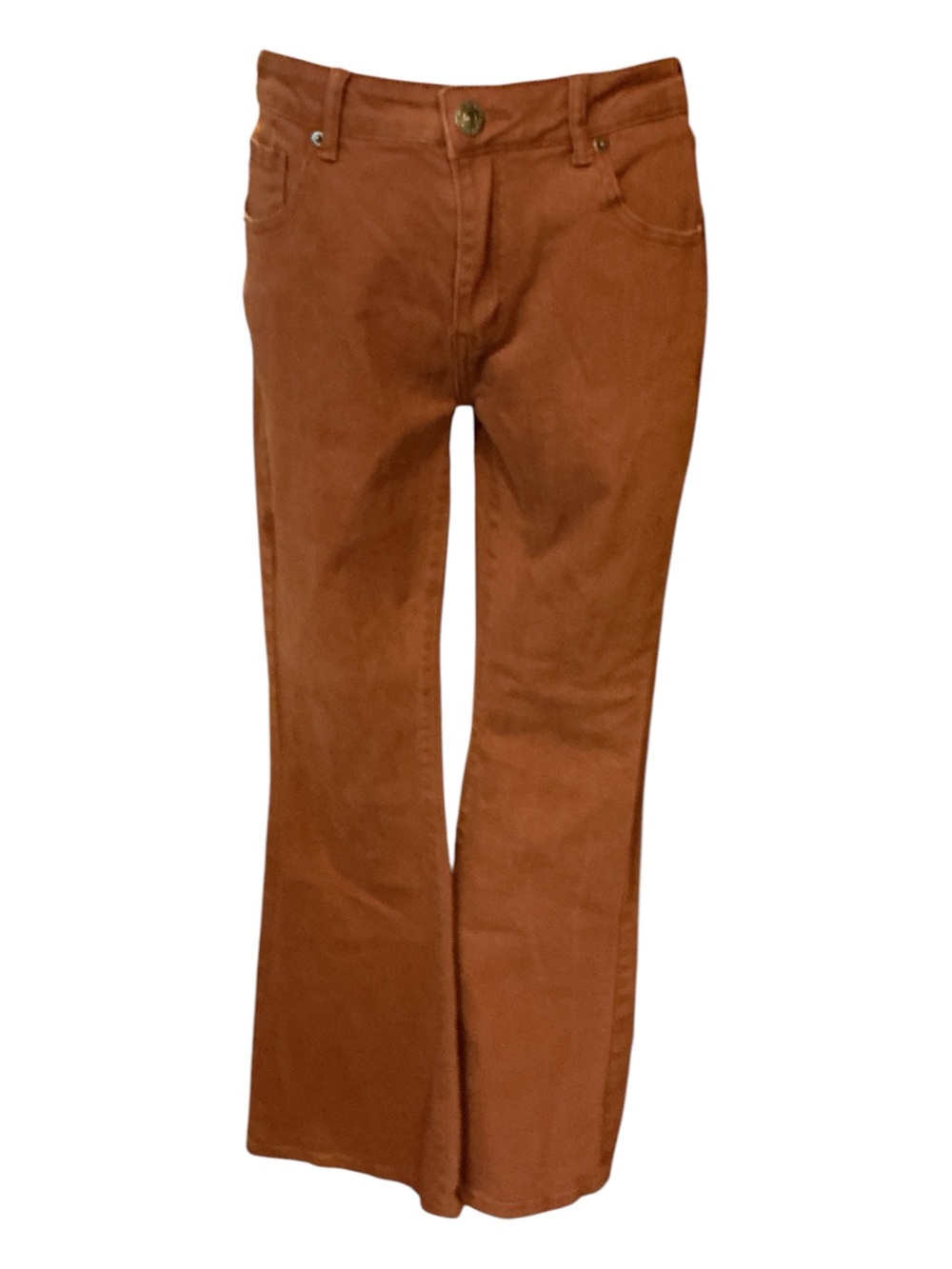 Women’s Flared Jeans in Rust